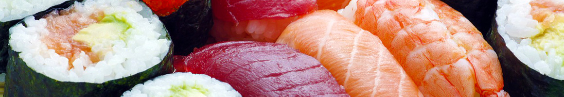 Eating Thai Sushi at The Basil Leaf Thai & Sushi Restaurant restaurant in Winston-Salem, NC.